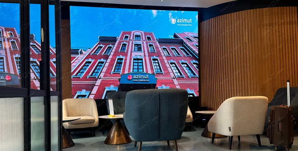 ЛЕД экран, Отель Azimut