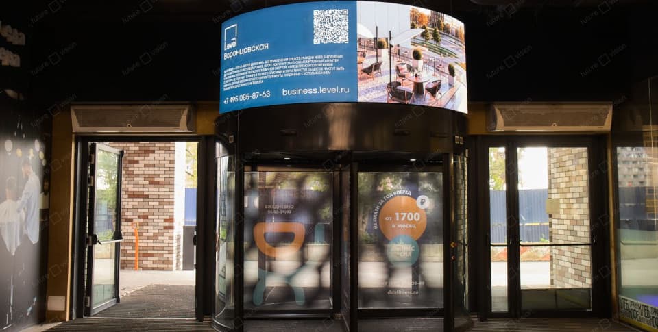 Внутренние LED экраны для Торгового центра